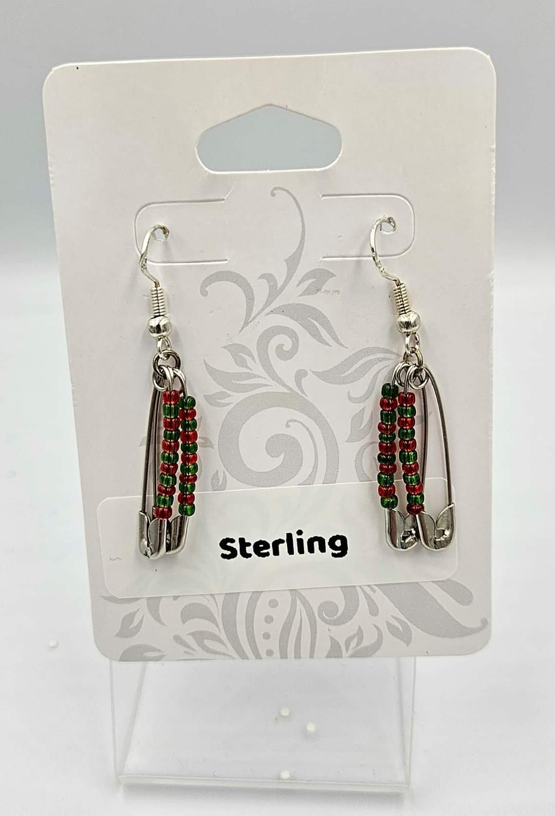 Sterling silver dangle earrings