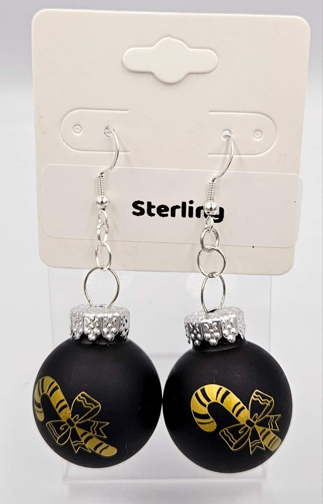 Sterling silver dangle earrings