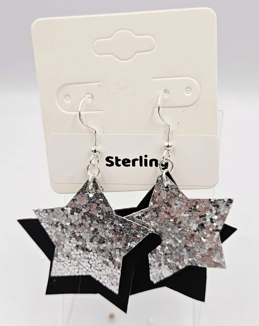 Sterling silver dangle earrings