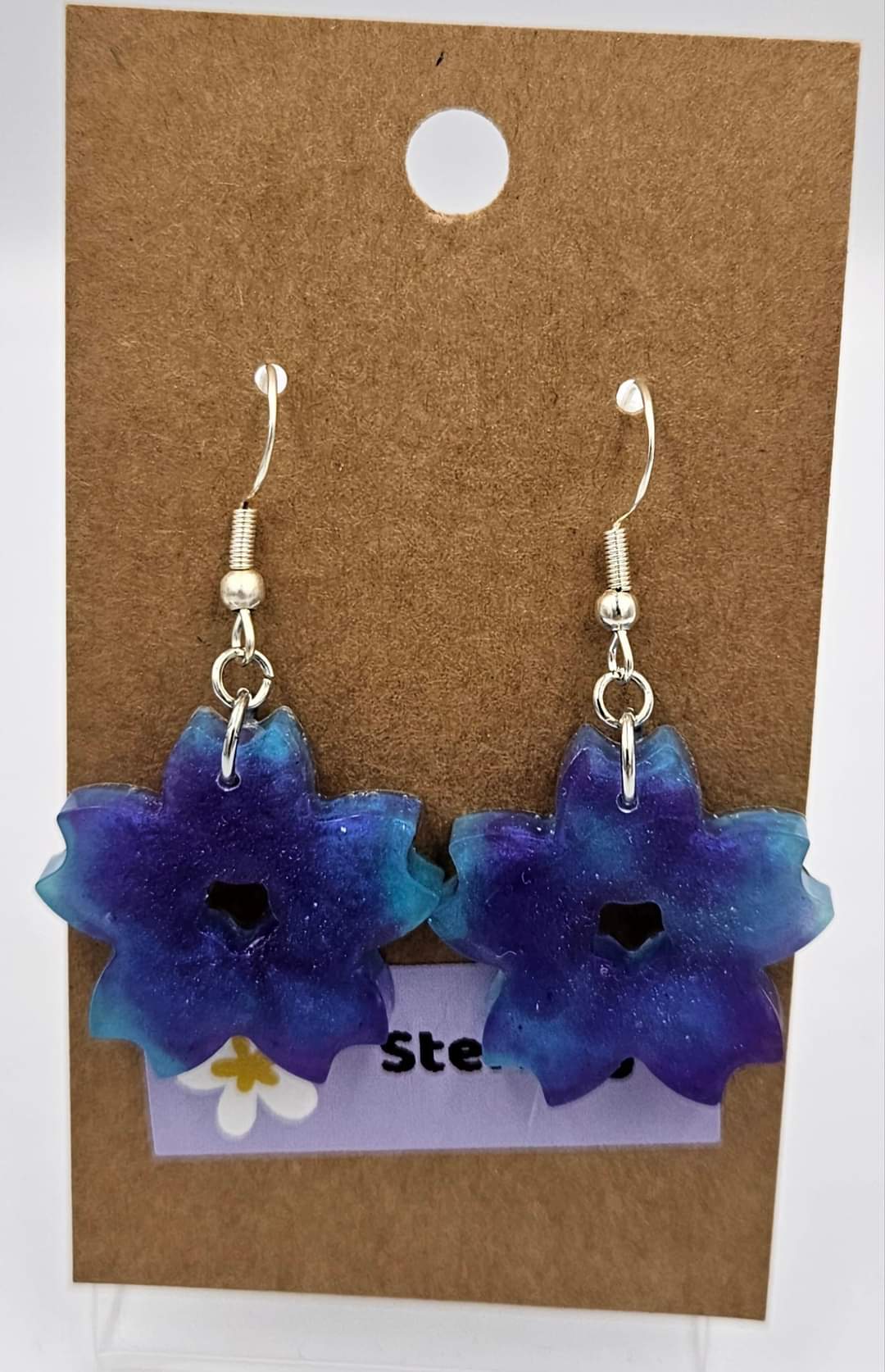 Sterling silver dangle earrings