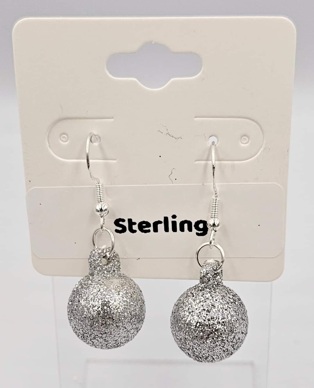 Sterling silver dangle earrings