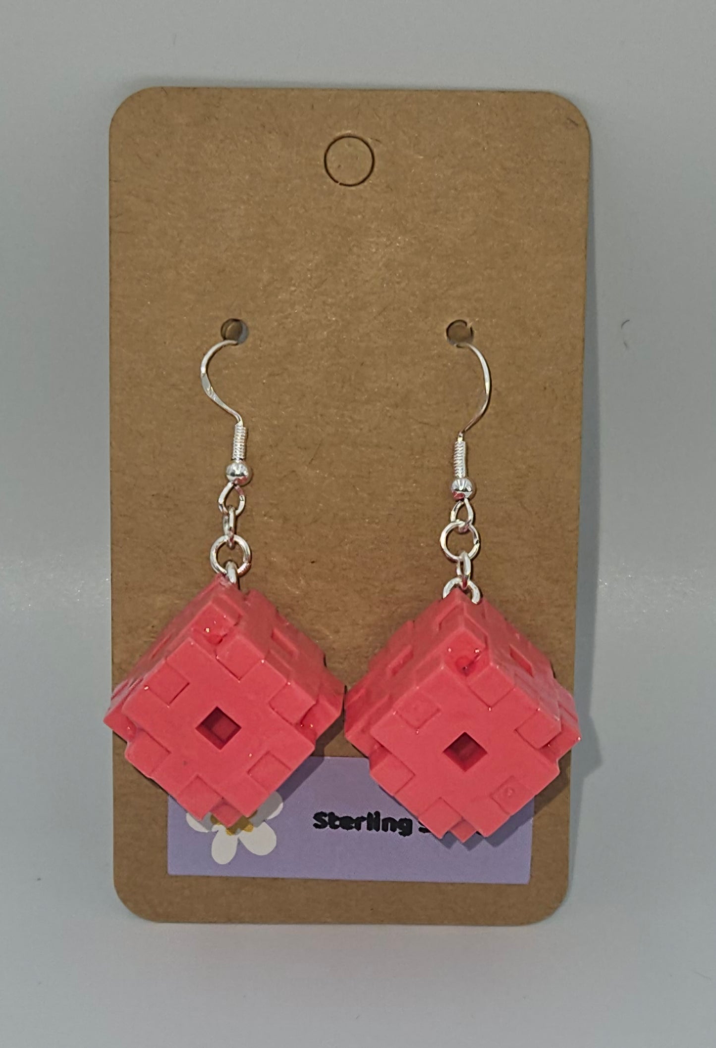 Sterling silver dangle earrings