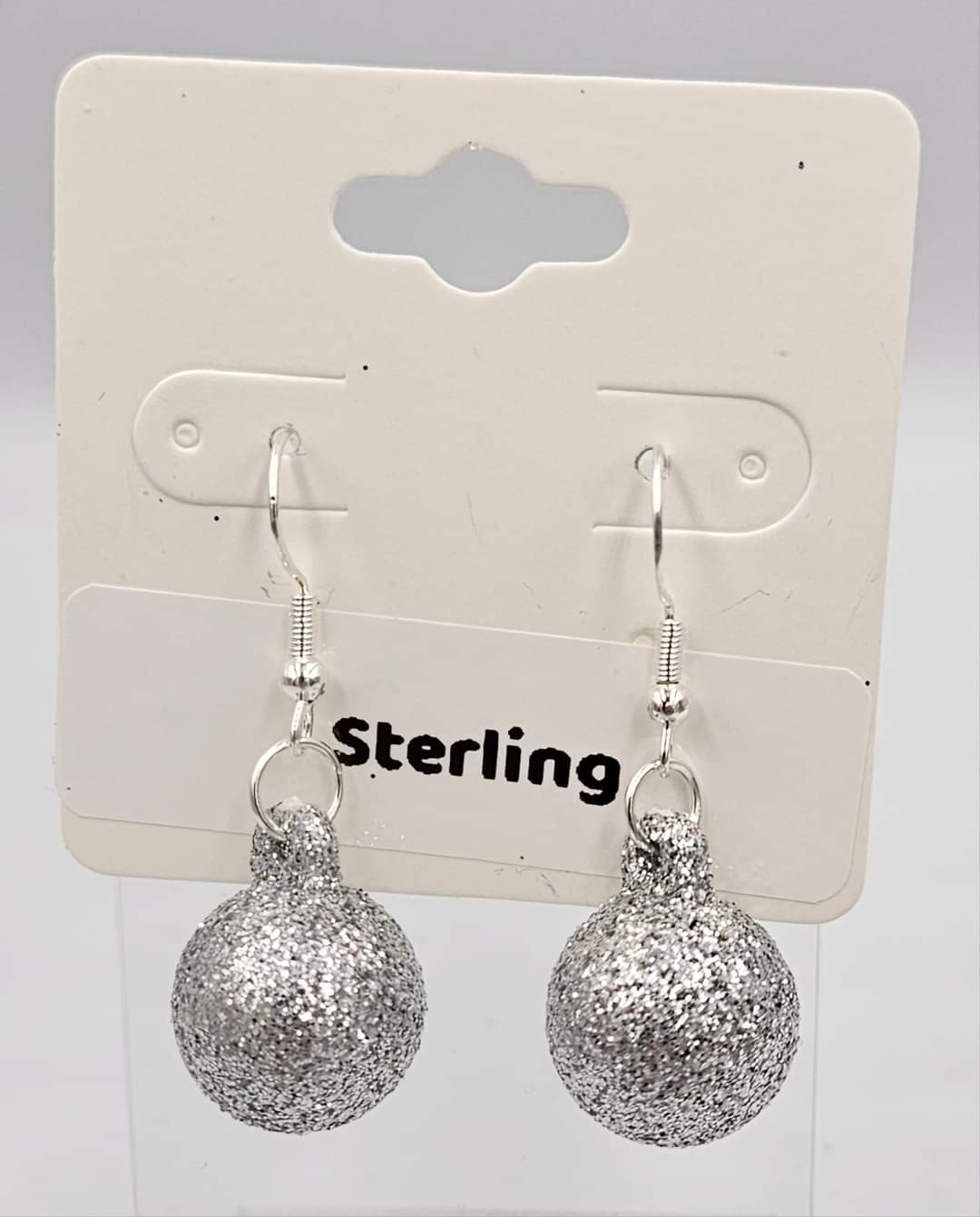 Sterling silver dangle earrings