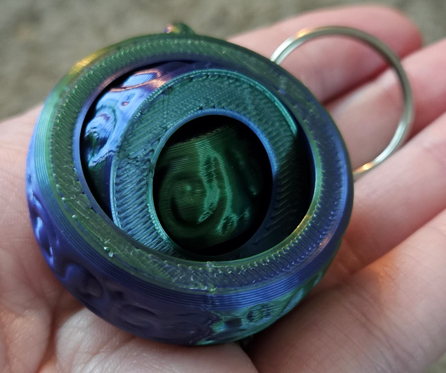 3D Printed fidget Keychains