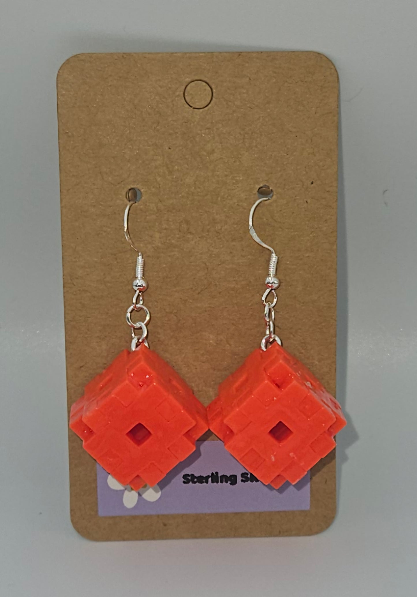 Sterling silver dangle earrings