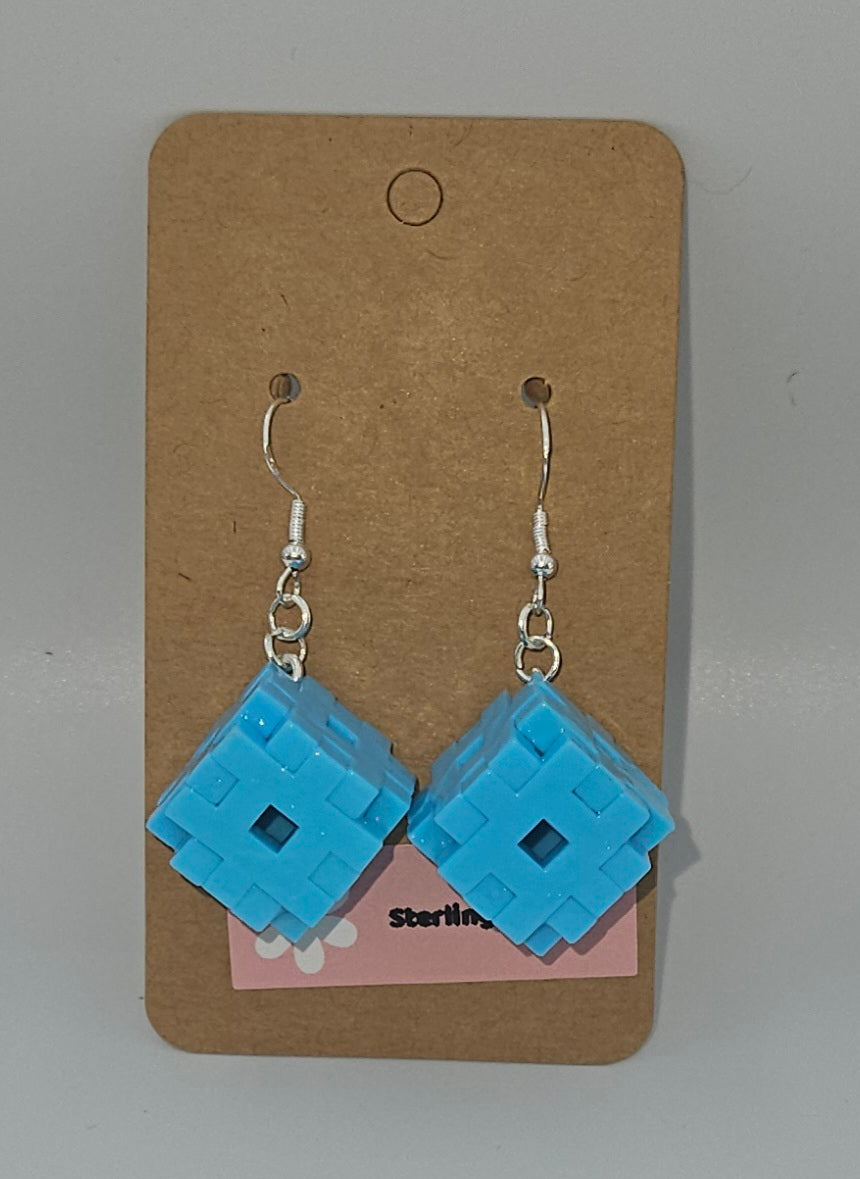 Sterling silver dangle earrings