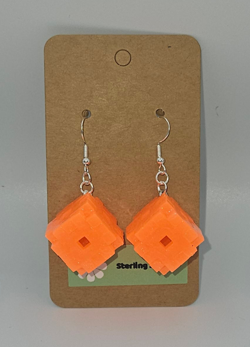 Sterling silver dangle earrings