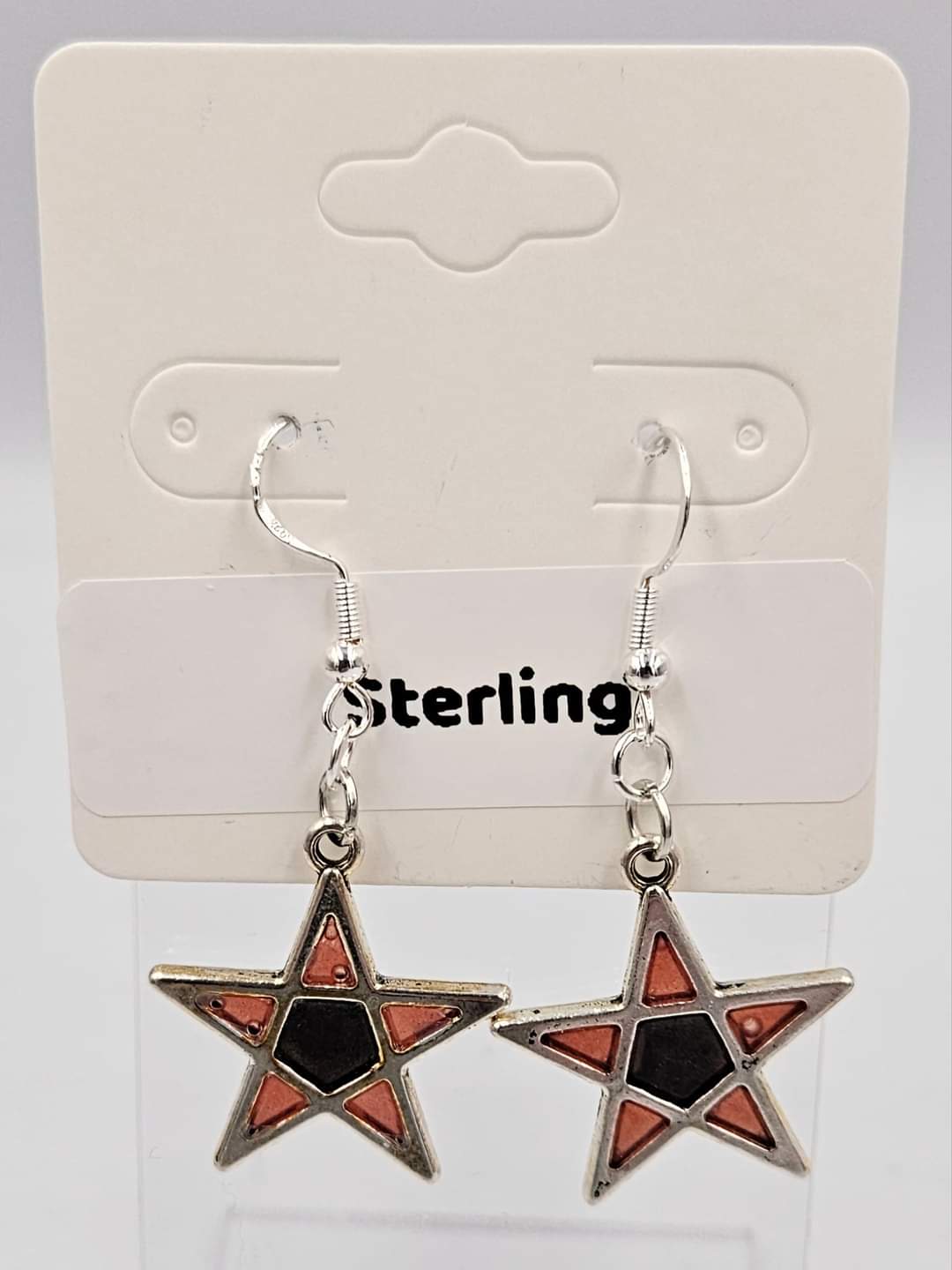 Sterling silver dangle earrings