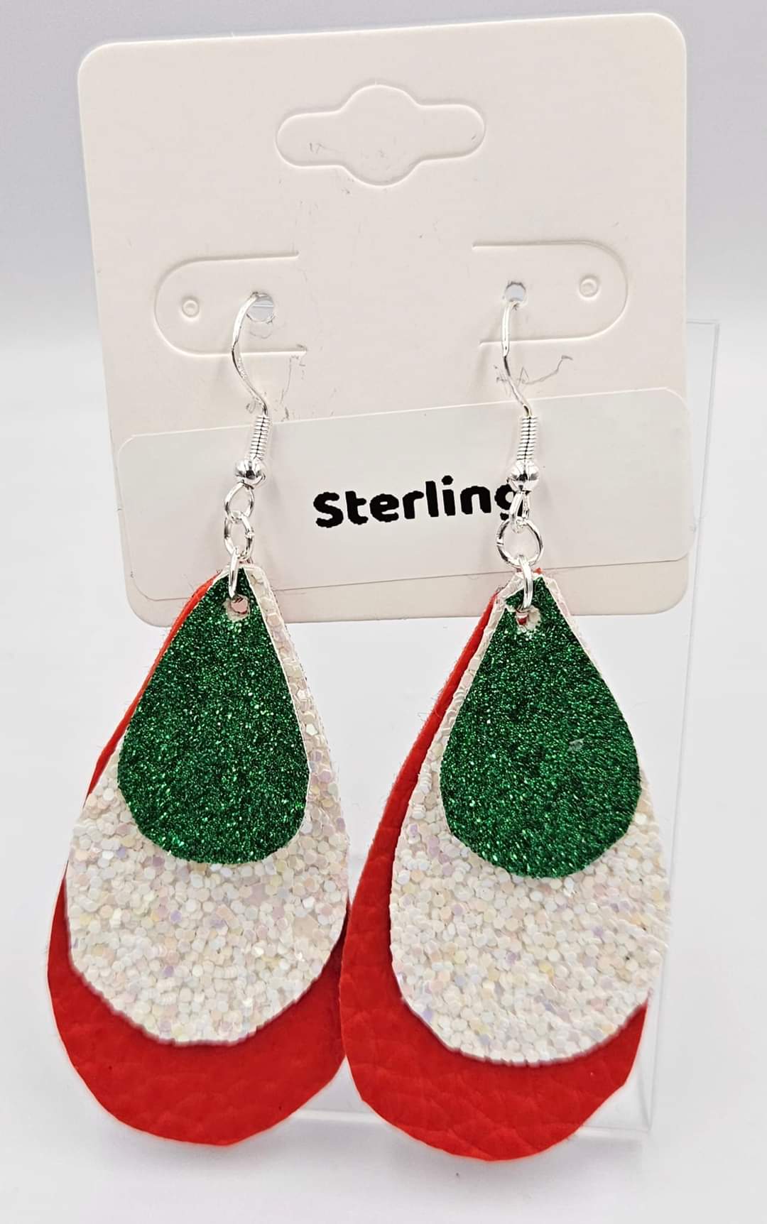 Sterling silver dangle earrings