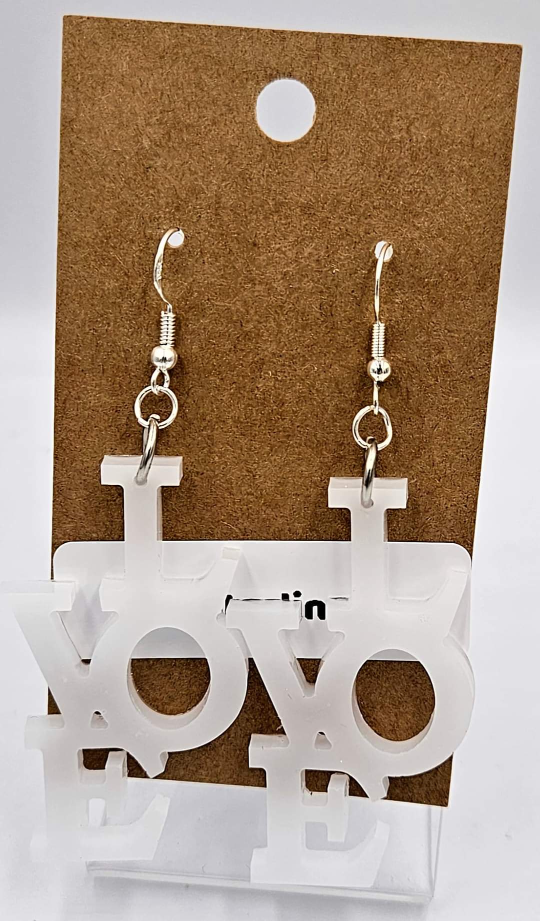 Sterling silver dangle earrings