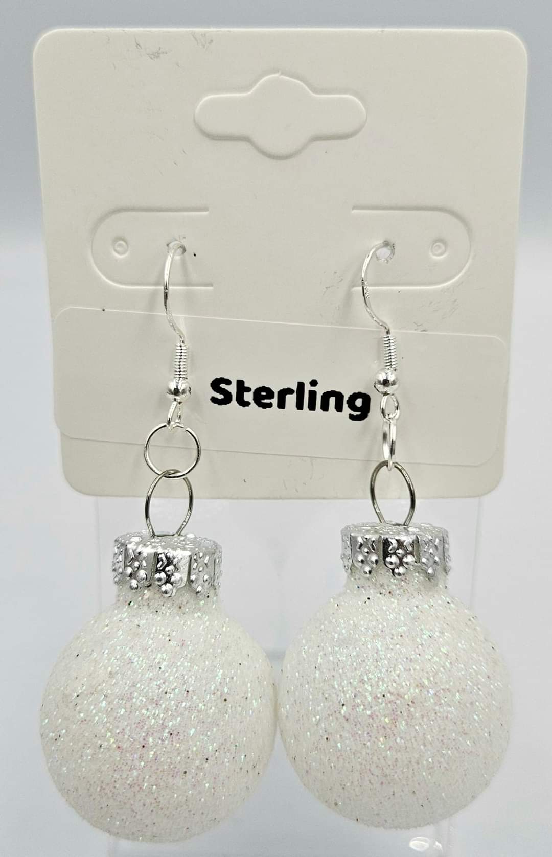 Sterling silver dangle earrings