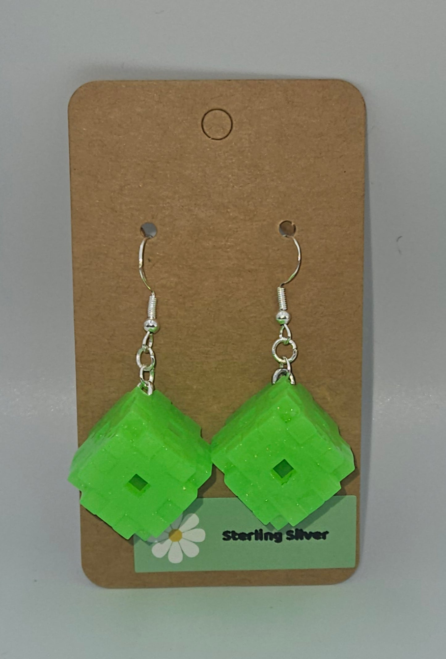 Sterling silver dangle earrings