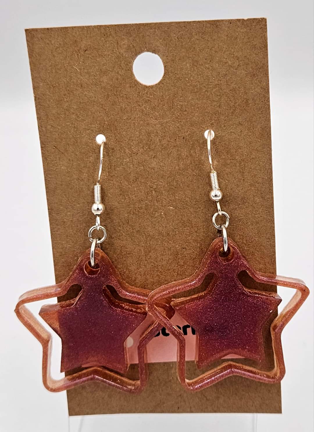 Sterling silver dangle earrings