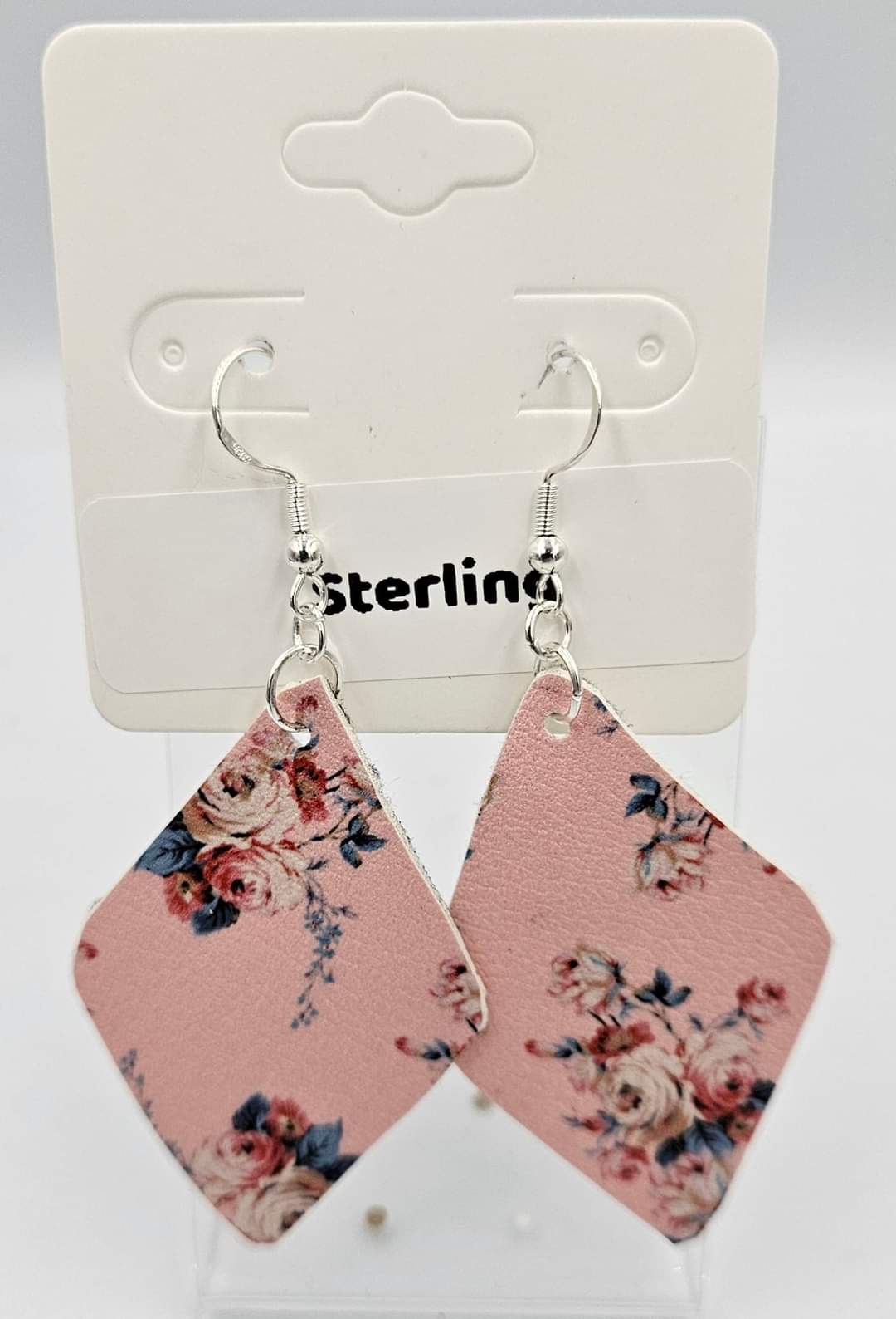 Sterling silver dangle earrings