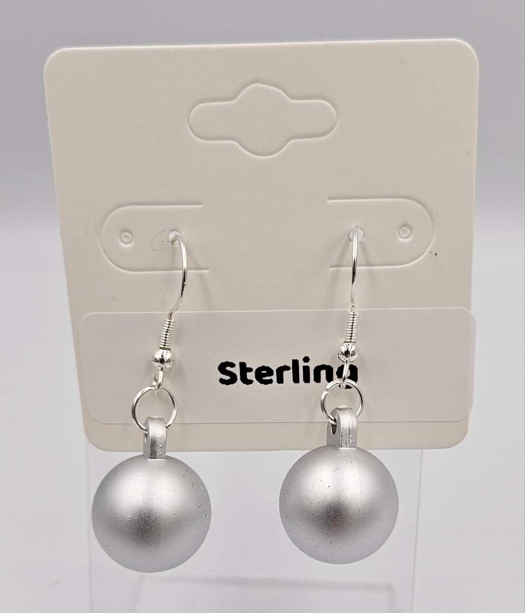 Sterling silver dangle earrings