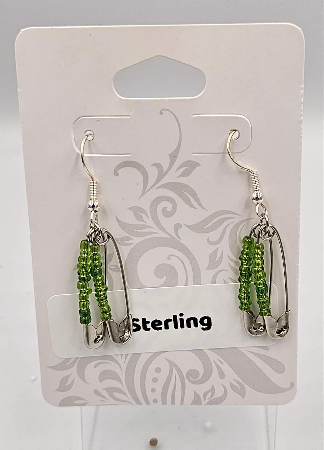 Sterling silver dangle earrings