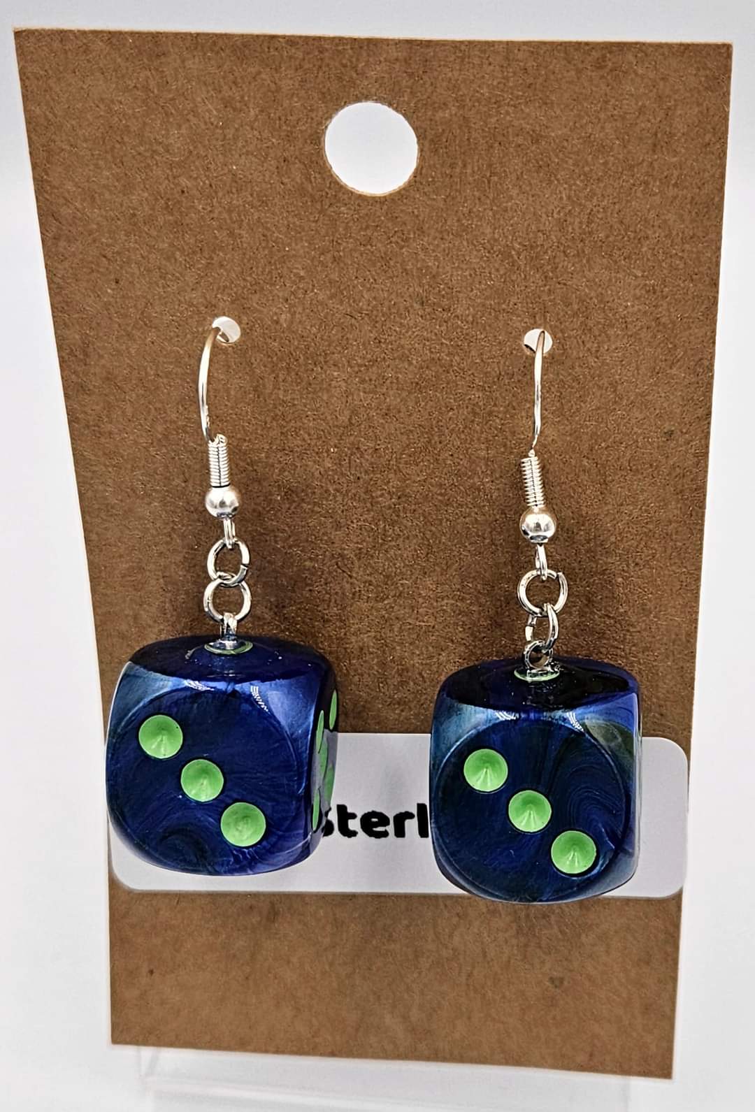 Sterling silver dangle earrings
