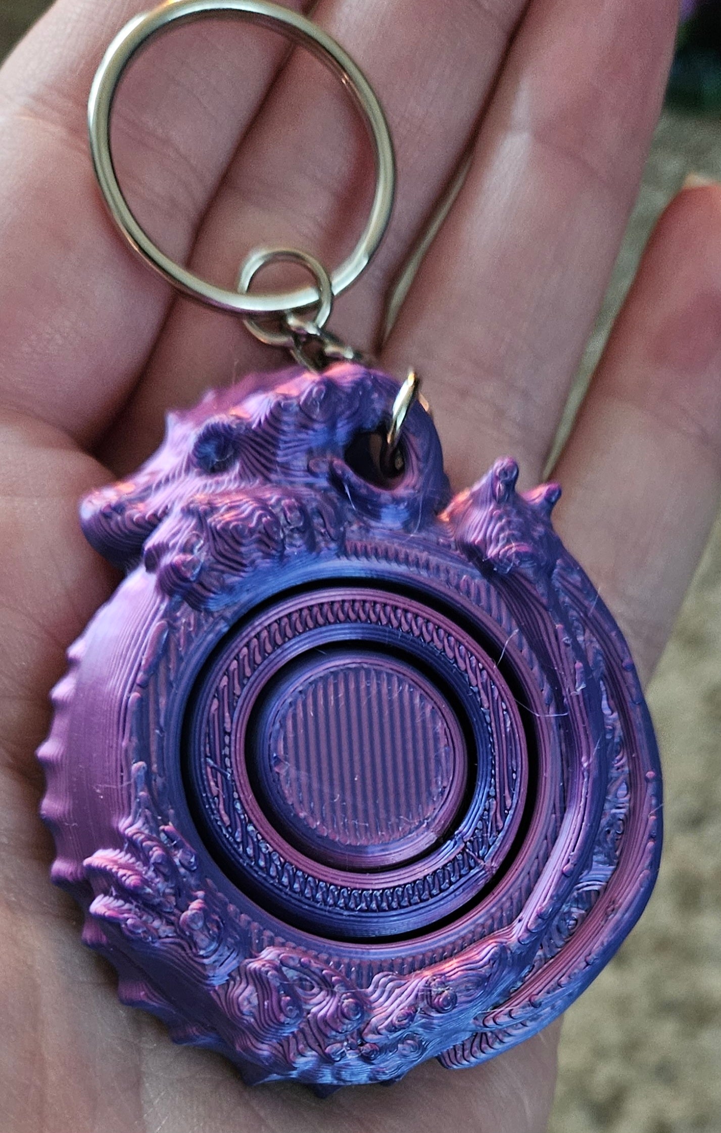 3D Printed fidget Keychains