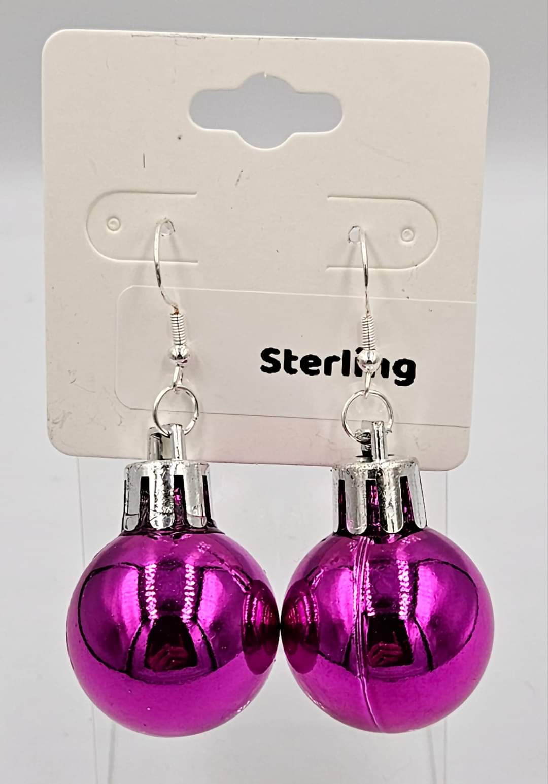 Sterling silver dangle earrings