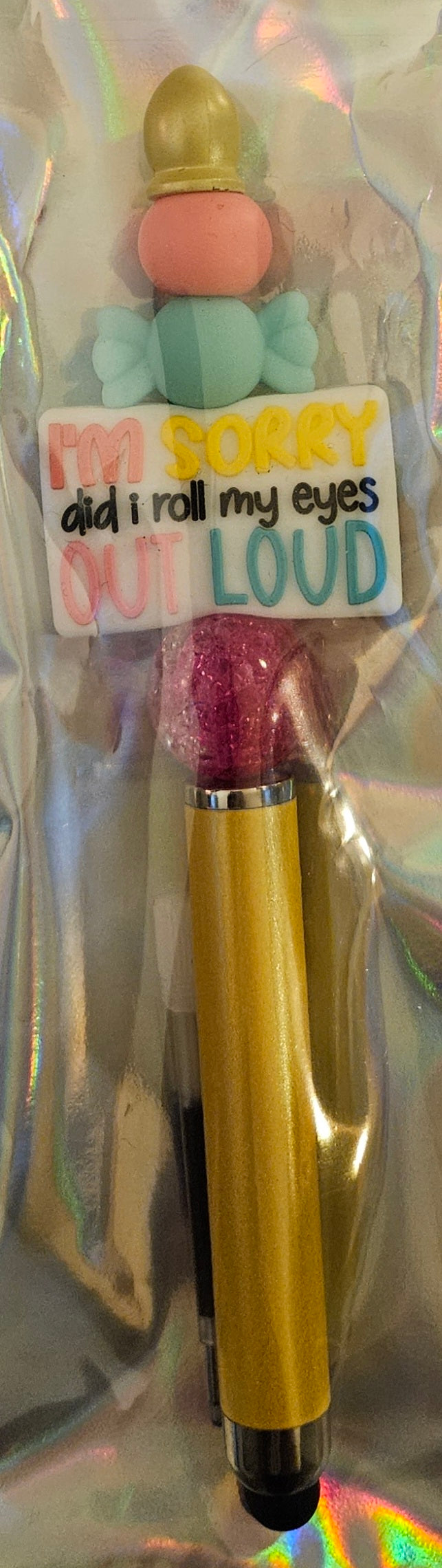 Beaded stylus pen