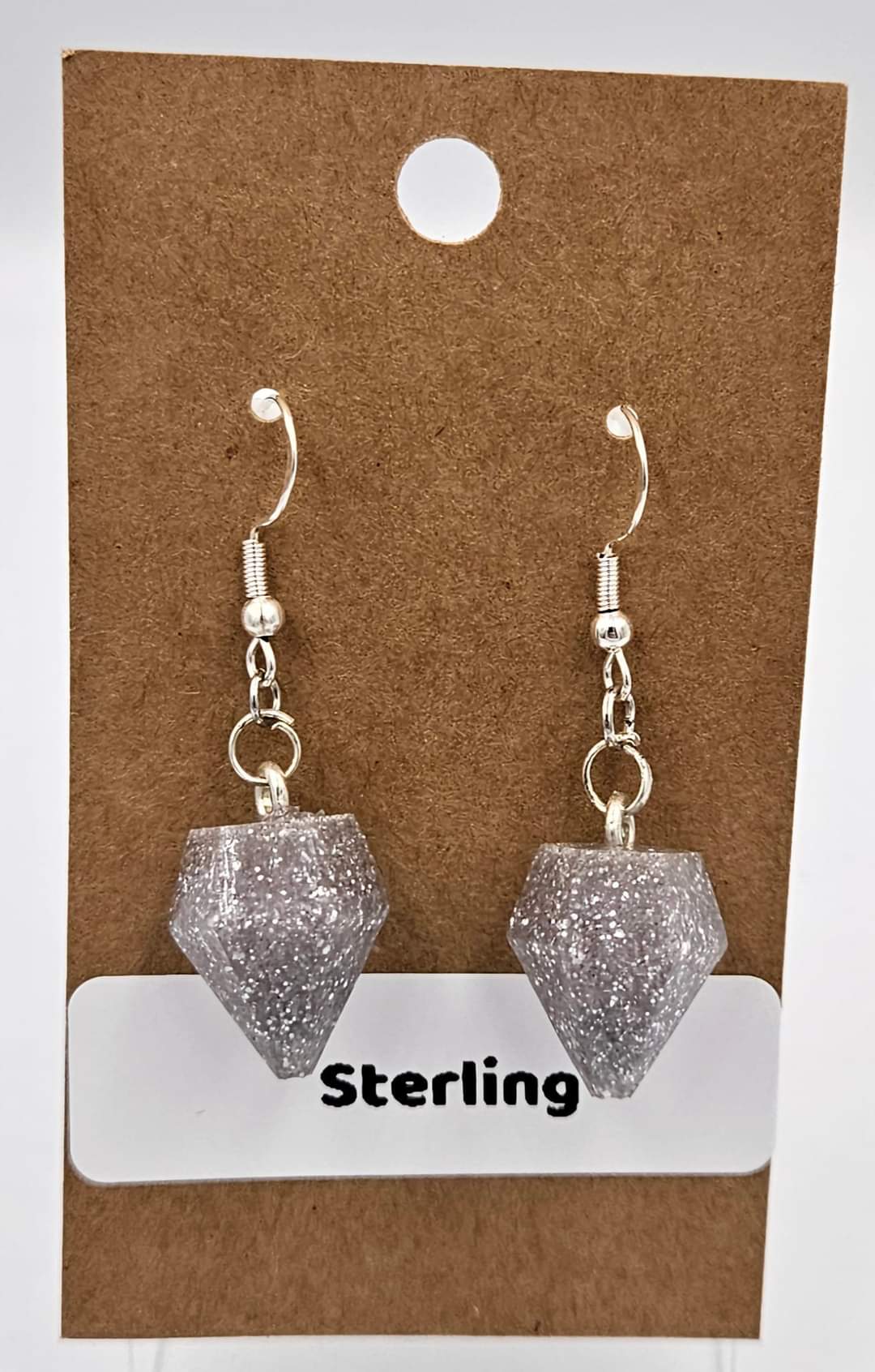 Sterling silver dangle earrings